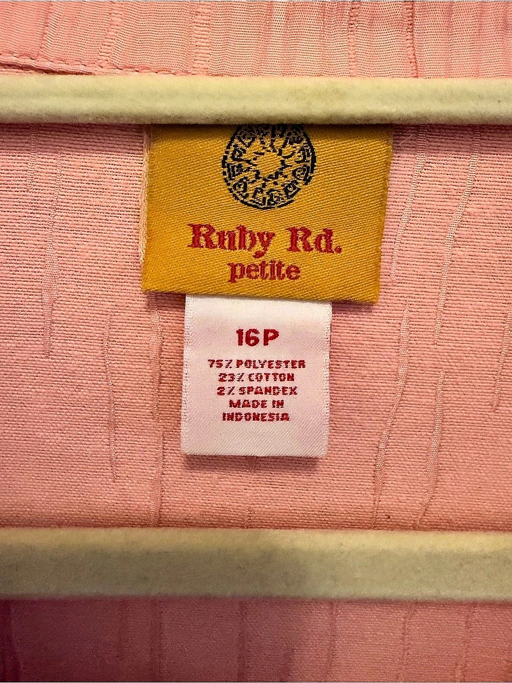 Ruby Rd. Pink Utility Jacket Size 16P Like New - Picture 3 of 3